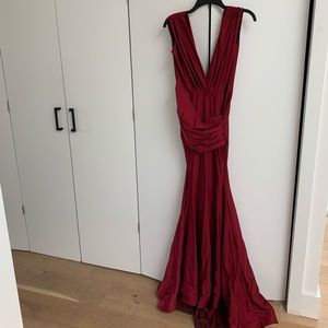 Jessica Angel wine gown